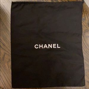 Chanel dustbag. Around 13” H 11.25” W